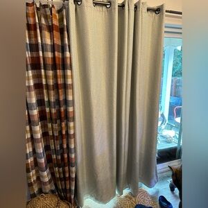 84” blackout curtains, set of 2